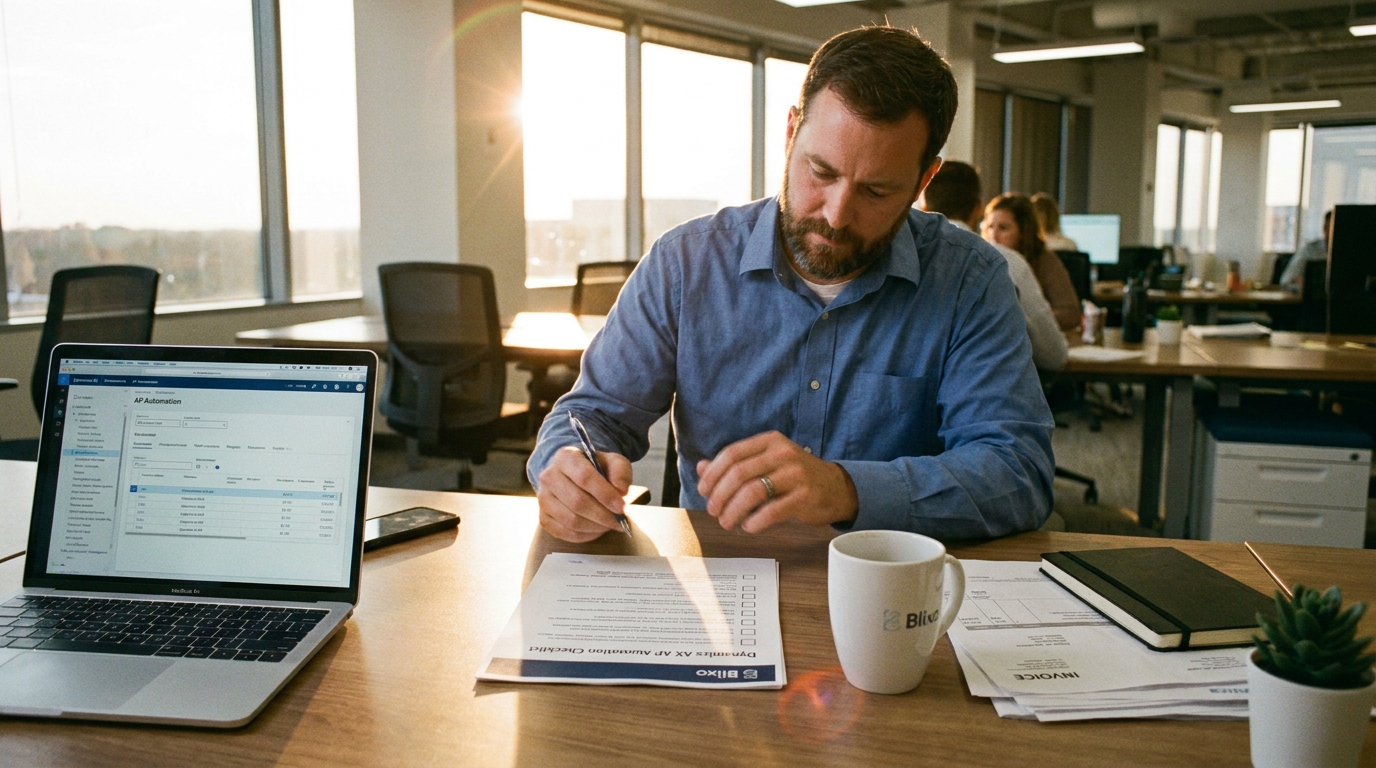 Blixo Dynamics AX AP Automation Checklist