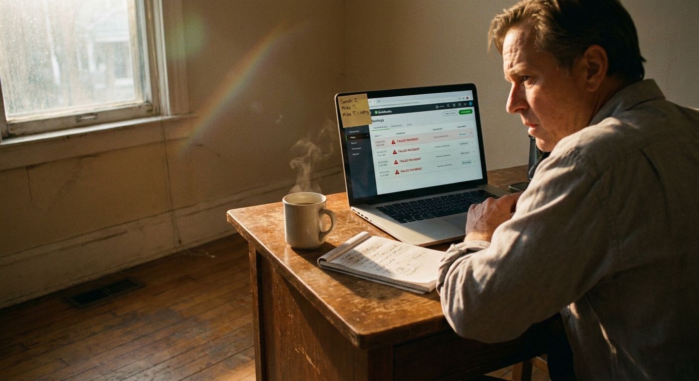 How to Catch Failed QuickBooks Recurring Payments, Retry, and Dun Them