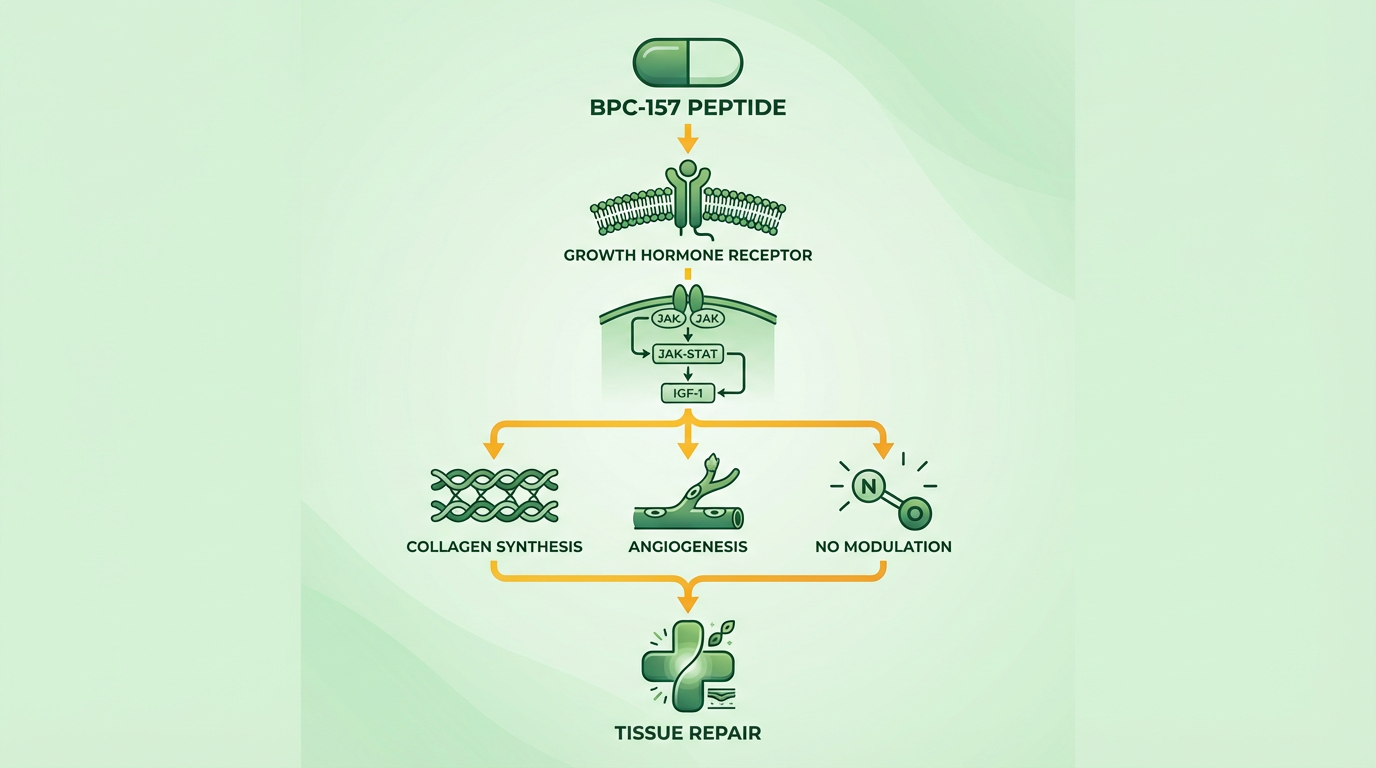 bpc-157 upregulates growth hormone receptor and Blood Pressure: Effects on Cardiovascular Health BPC-157 5mg & 10mg Research