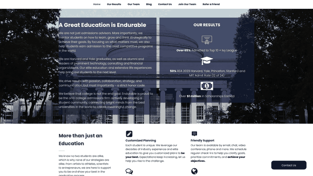 Screenshot: Illustration of the panel-based review process for applications and essays.
