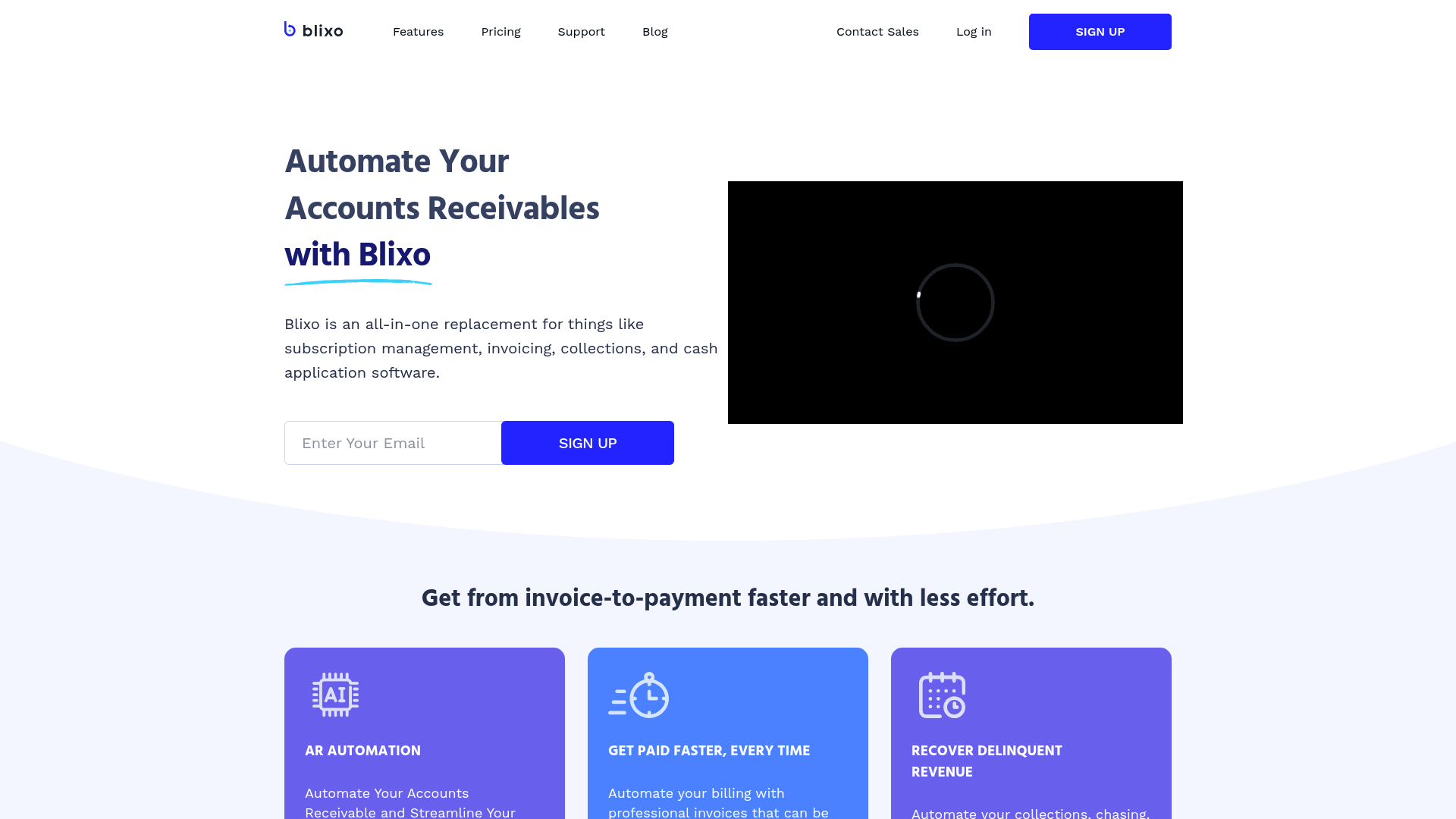 Screenshot: Section of the homepage displaying integration logos for QuickBooks, Xero, Sage, NetSuite, etc.