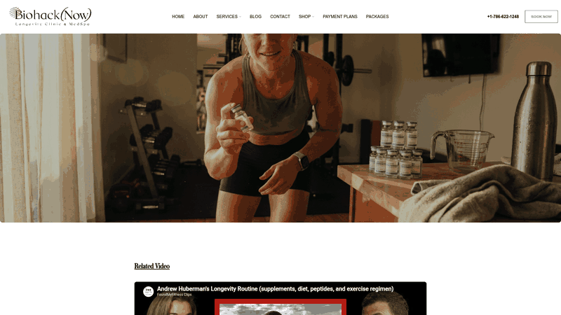 Screenshot: Full page view of the daily peptide stack article that lists the Wolverine stack components (CJC‑1295, Ipamorelin, TB‑500, Semax) along with its intended benefits and side‑effect profile.