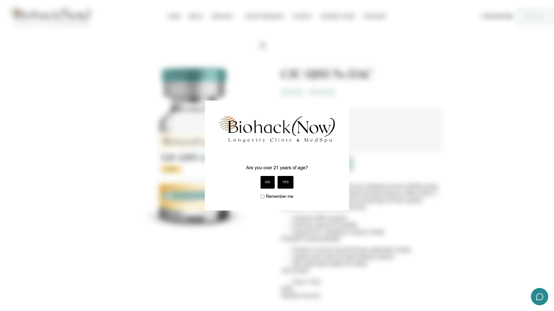Screenshot: the No‑DAC formulation product page, highlighting its differences from the DAC version.