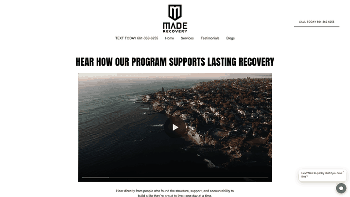 Screenshot: Client testimonial snippets and video titles highlighting real‑world outcomes of the coaching program