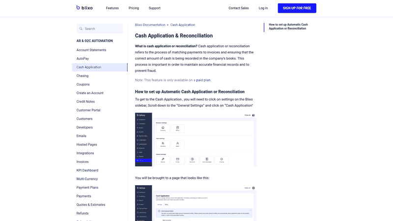 Screenshot: Screenshot of the Settings → Cash Application UI showing the Rules editor.