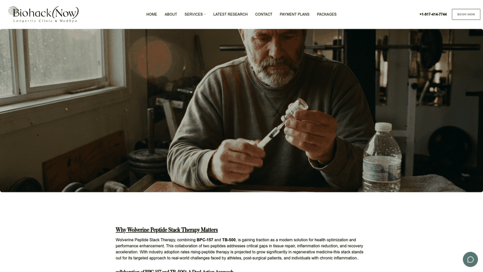 Screenshot: Header and opening paragraph that explain the purpose and benefits of the Wolverine Stack