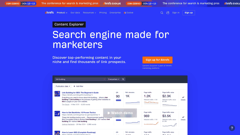 Screenshot: Content Explorer interface showing search bar and results.