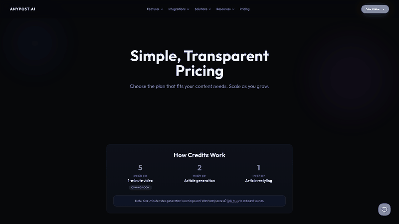 Screenshot: Pricing tiers with emphasis on enterprise SEO suite and real-time analytics, demonstrating scalability.