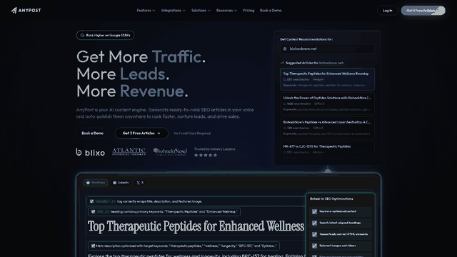Screenshot: Dashboard snapshot with active users, page views, and engagement metrics.