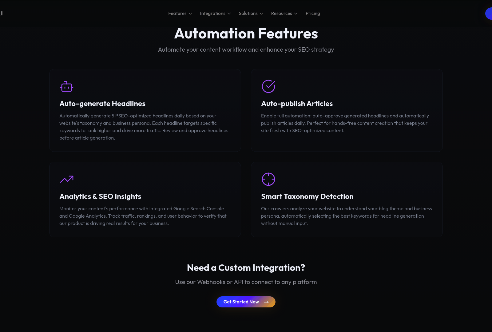 Screenshot: integration page displaying the Persona Engine interface and supported platforms.