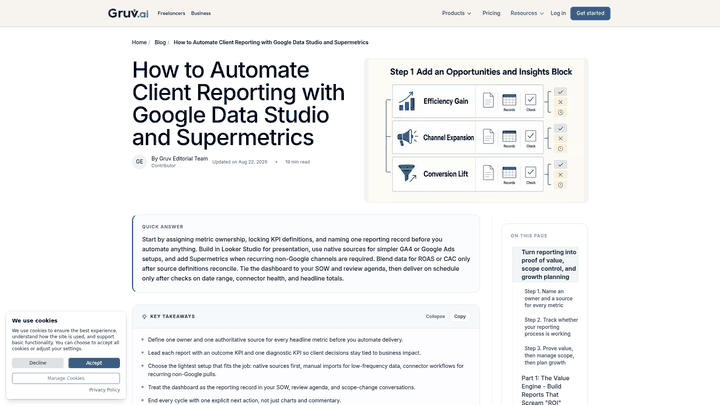 Screenshot: Article that includes screenshots of the Looker Studio "Schedule email delivery" dialog
